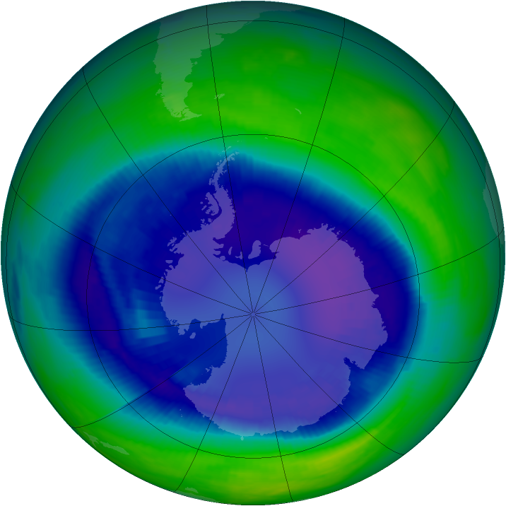 Ozone Map 2000-09-01